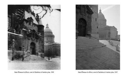 Saint-Étienne-du-Mont, avec le Panthéon à l’arrière-plan, 1898/1997